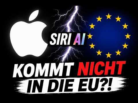 Siri AI kommt NICHT in die EU?! Apple lässt uns warten! 😳